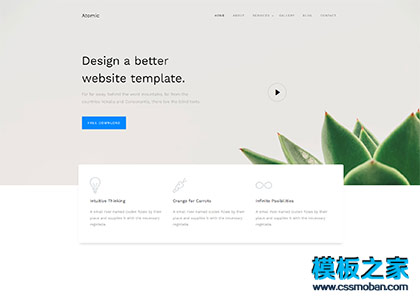 clean Design广告公司html5模板