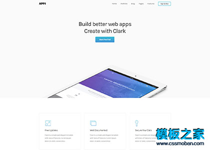 Build web apps 开发公司官网模板