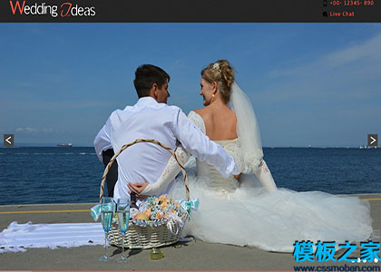 精美婚纱婚庆公司wedding deas响应式整站模板