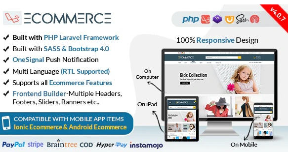 Ecommerce CMS v4.0.6基于Laravel电子商务商城源码