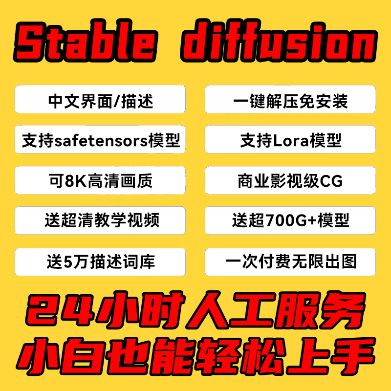 AI绘画软件stable diffusion国风