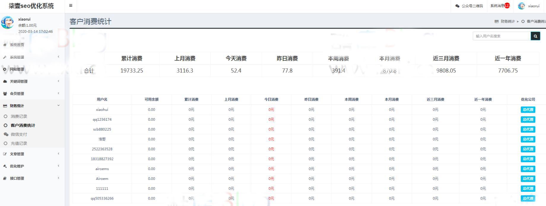 柒壹SEO快排按天关键词计费排名查询系统源码